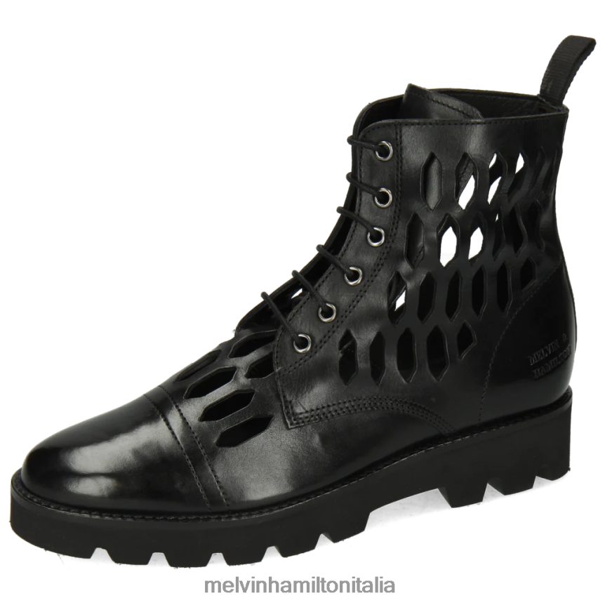esso Melvin & Hamilton donne Selina 51 nero stivaletti DLT2BB1128