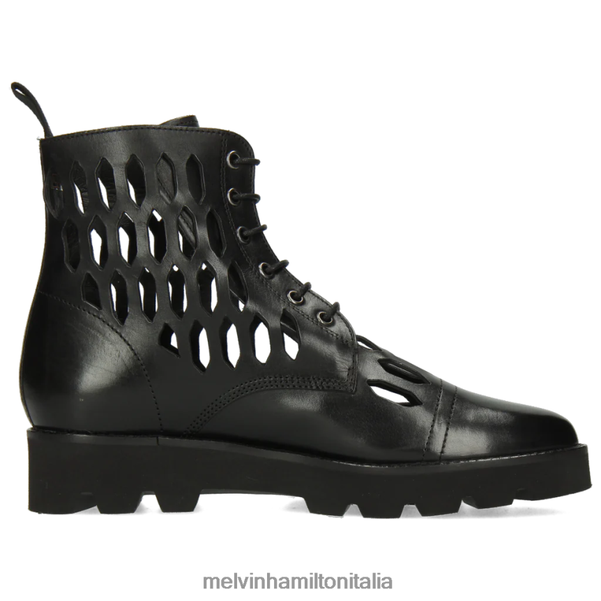 esso Melvin & Hamilton donne Selina 51 nero stivaletti DLT2BB1128