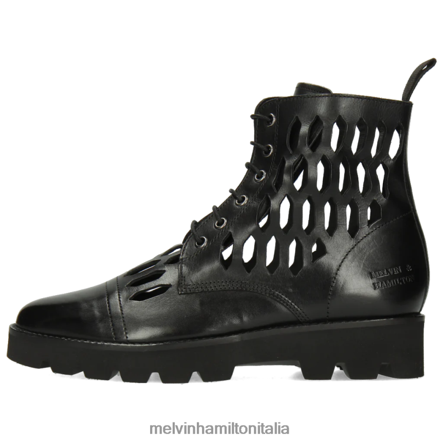esso Melvin & Hamilton donne Selina 51 nero stivaletti DLT2BB1128