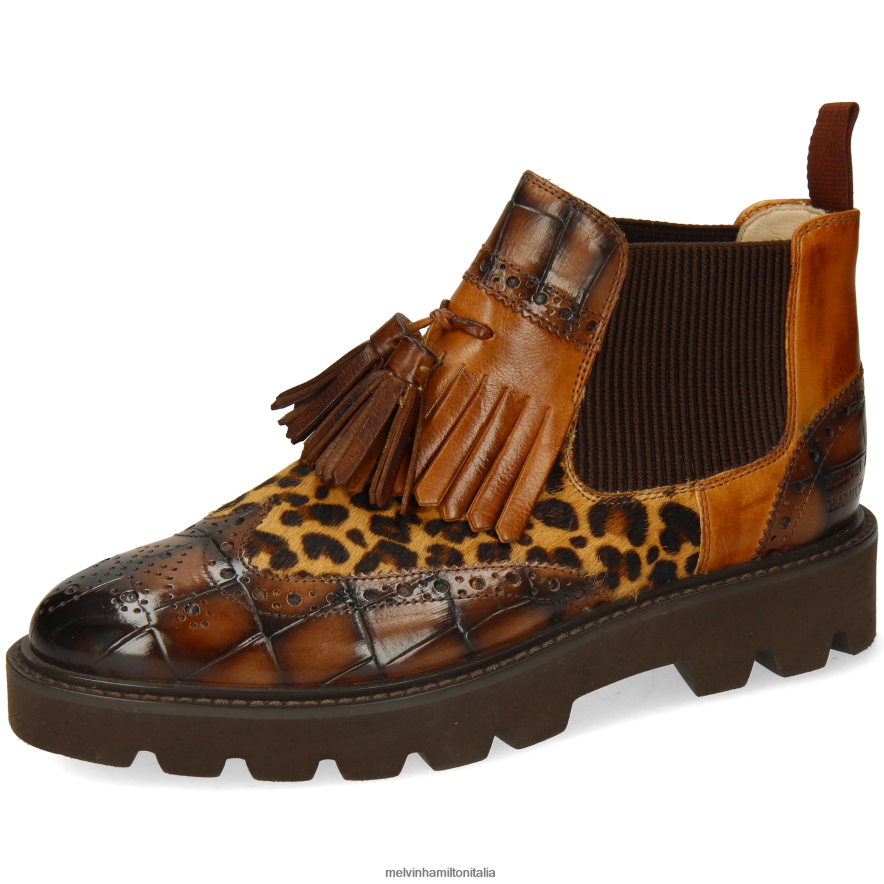 esso Melvin & Hamilton donne Selina 5 marrone stivaletti L80P2P869