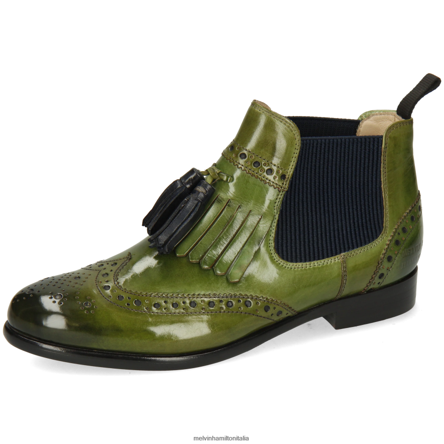 esso Melvin & Hamilton donne Selina 5 verde stivaletti L80P2P981