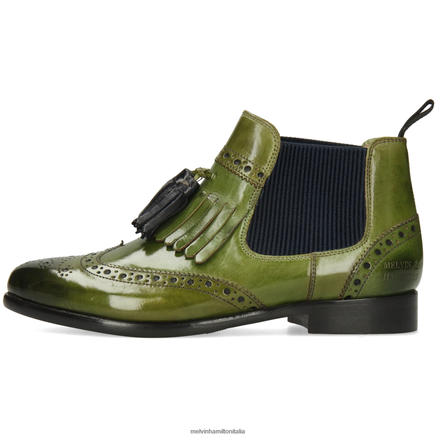 esso Melvin & Hamilton donne Selina 5 verde stivaletti L80P2P981