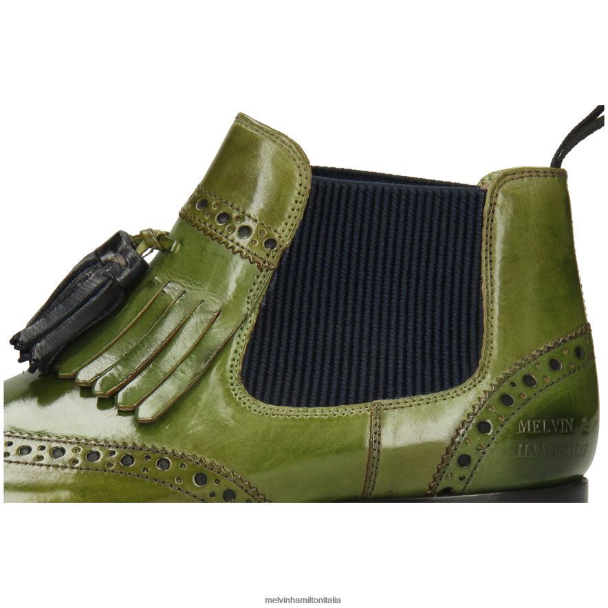 esso Melvin & Hamilton donne Selina 5 verde stivaletti L80P2P981