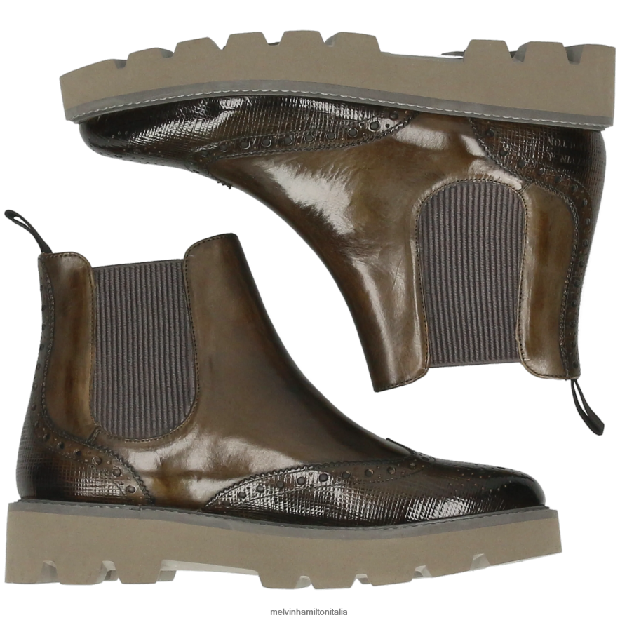 esso Melvin & Hamilton donne Selina 65 cachi stivaletti L80P2P973