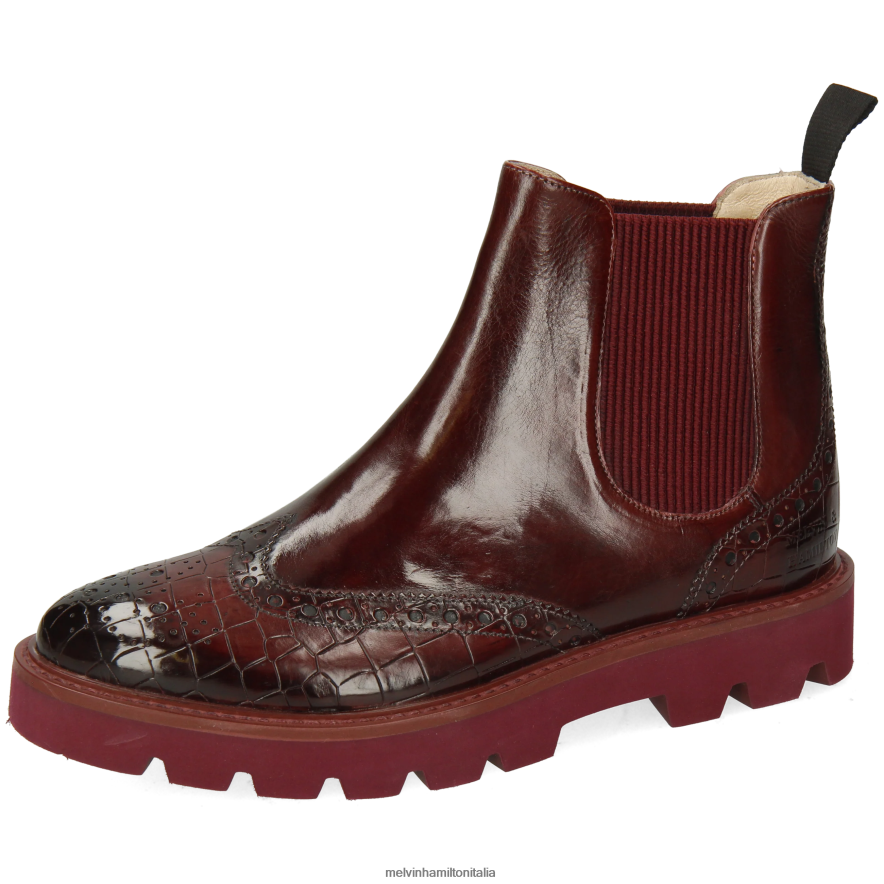 esso Melvin & Hamilton donne Selina 65 viola stivaletti L80P2P966