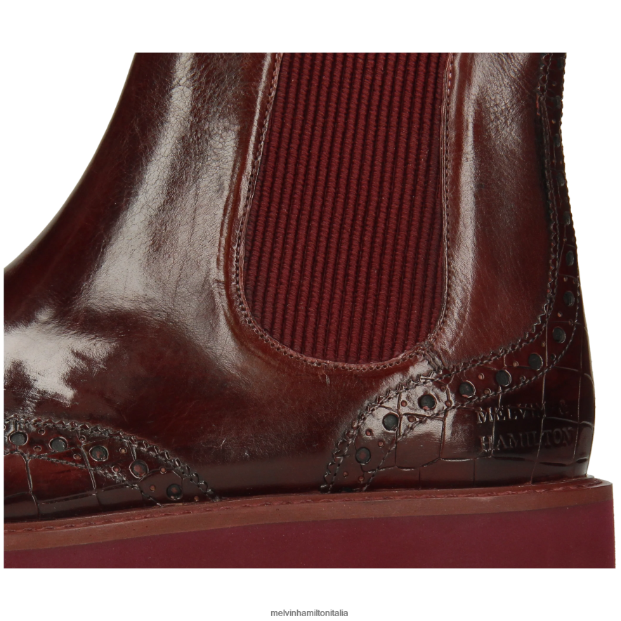 esso Melvin & Hamilton donne Selina 65 viola stivaletti L80P2P966