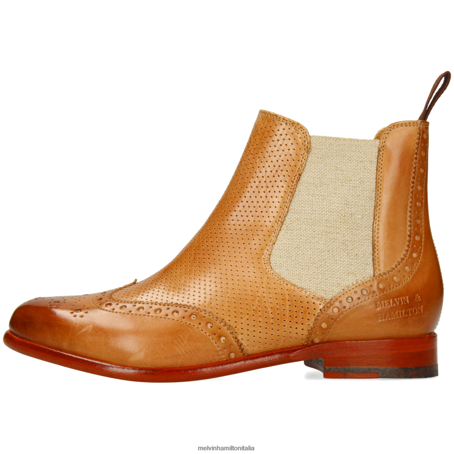 esso Melvin & Hamilton donne Selina 6 Marrone chiaro stivaletti L80P2P864