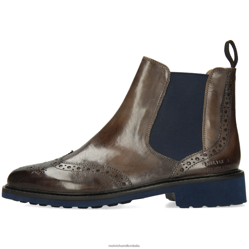 esso Melvin & Hamilton donne Selina 6 grigio stivaletti DLT2BB1113