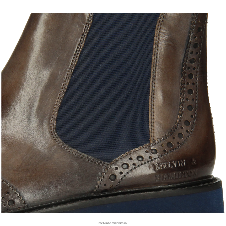 esso Melvin & Hamilton donne Selina 6 grigio stivaletti DLT2BB1113