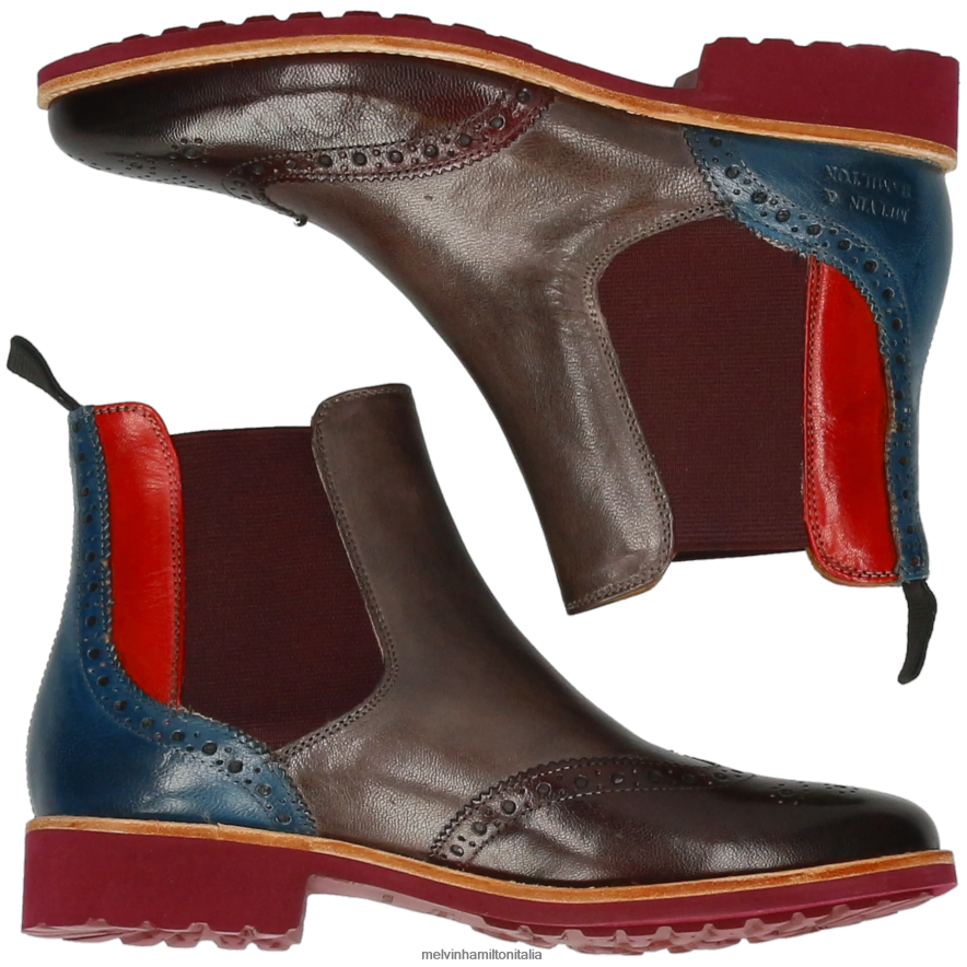 esso Melvin & Hamilton donne Selina 6 multi stivaletti L80P2P861