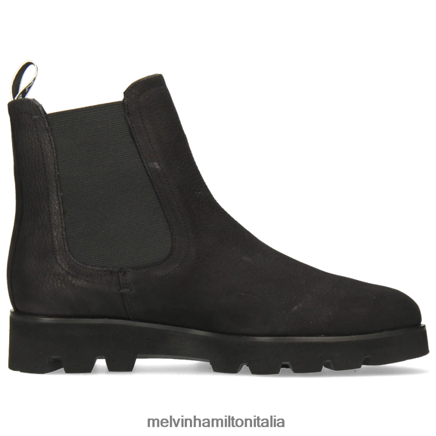 esso Melvin & Hamilton donne Susanna 100 nero stivaletti L80P2P1068