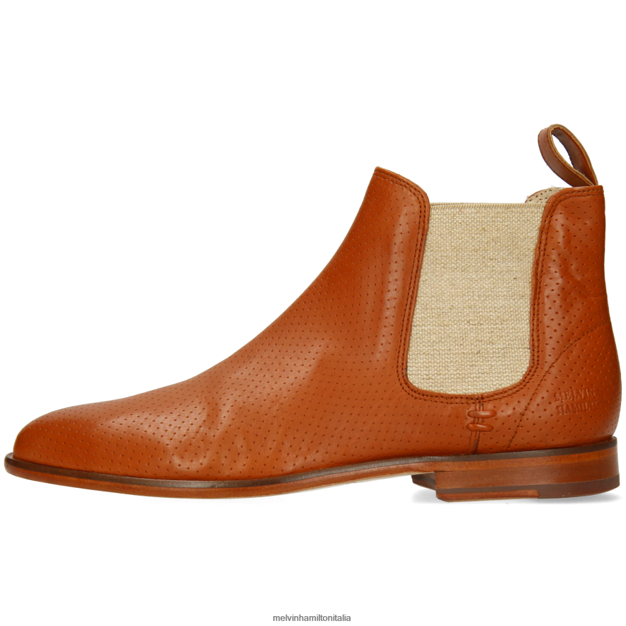 esso Melvin & Hamilton donne Susanna 10 arancia stivaletti L80P2P1024