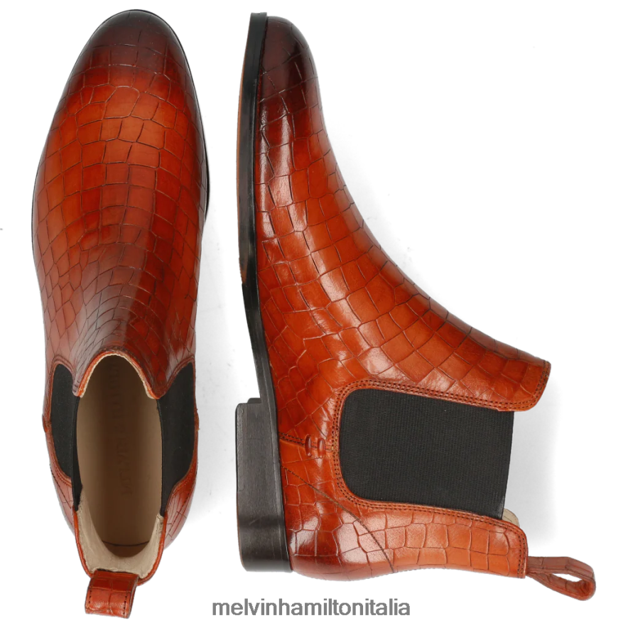 esso Melvin & Hamilton donne Susanna 10 arancia stivaletti L80P2P1085