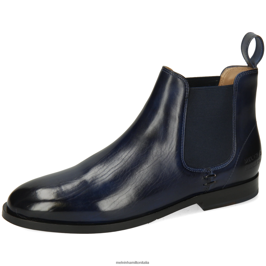 esso Melvin & Hamilton donne Susanna 10 blu stivaletti L80P2P782