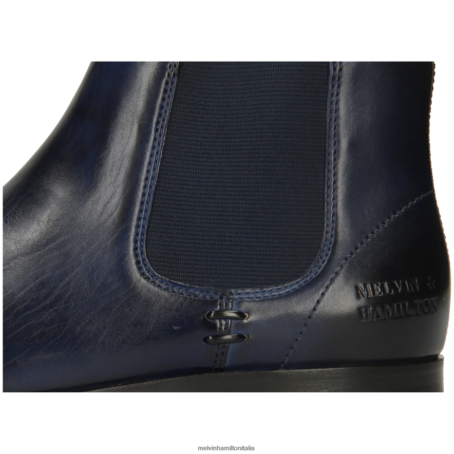 esso Melvin & Hamilton donne Susanna 10 blu stivaletti L80P2P782
