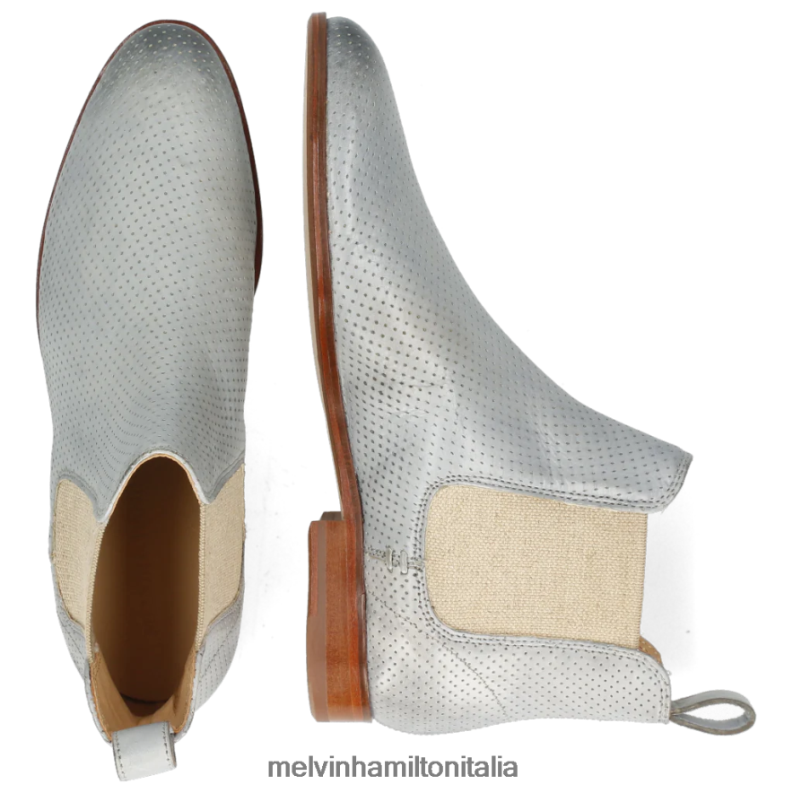 esso Melvin & Hamilton donne Susanna 10 grigio stivaletti L80P2P1136