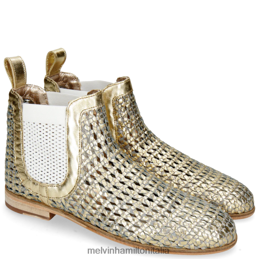 esso Melvin & Hamilton donne Susanna 10 oro stivaletti DLT2BB1142