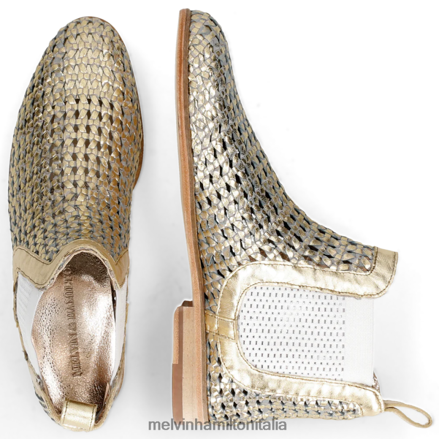 esso Melvin & Hamilton donne Susanna 10 oro stivaletti DLT2BB1142