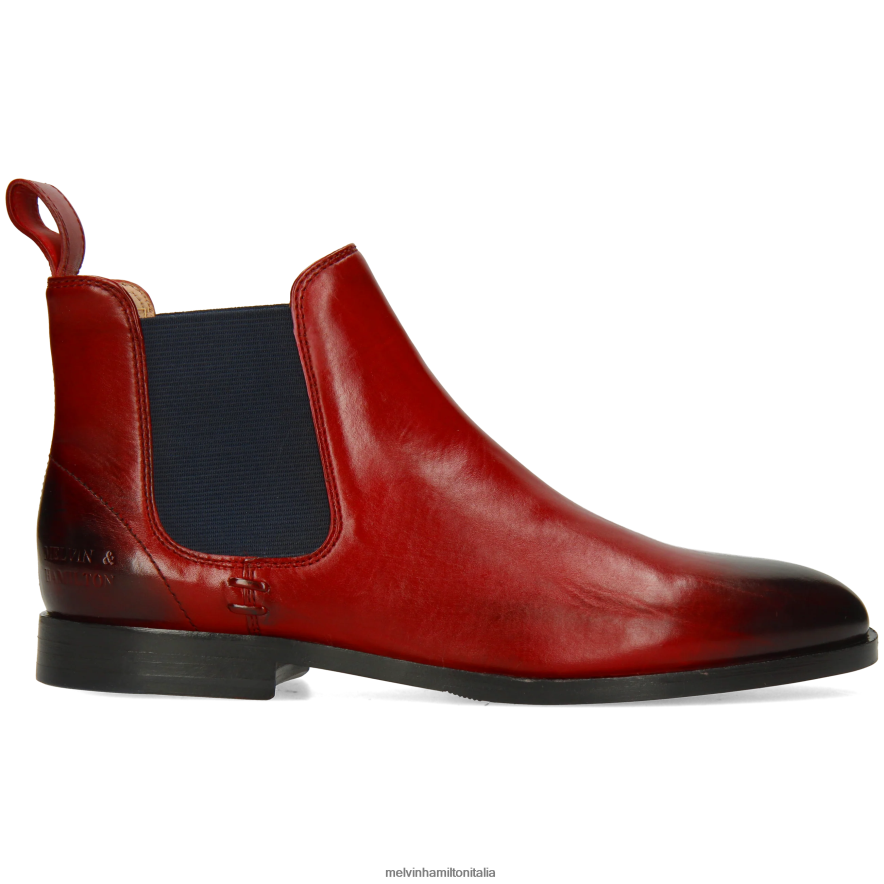 esso Melvin & Hamilton donne Susanna 10 rosso stivaletti L80P2P783
