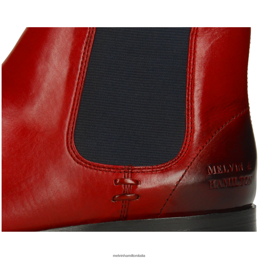 esso Melvin & Hamilton donne Susanna 10 rosso stivaletti L80P2P783
