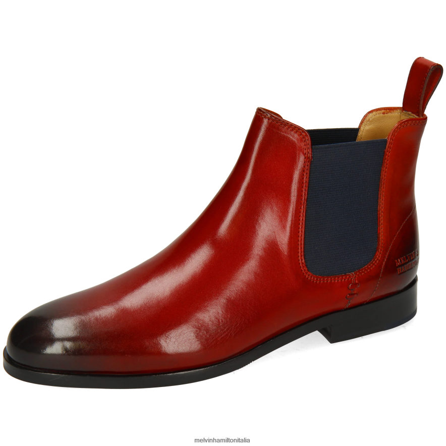 esso Melvin & Hamilton donne Susanna 10 rosso stivaletti L80P2P978