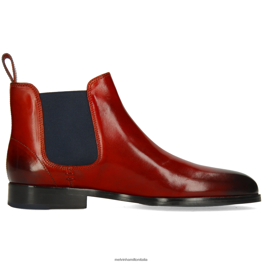 esso Melvin & Hamilton donne Susanna 10 rosso stivaletti L80P2P978