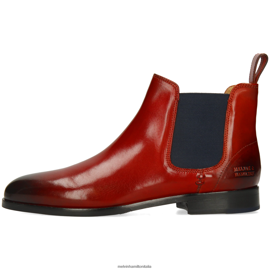 esso Melvin & Hamilton donne Susanna 10 rosso stivaletti L80P2P978