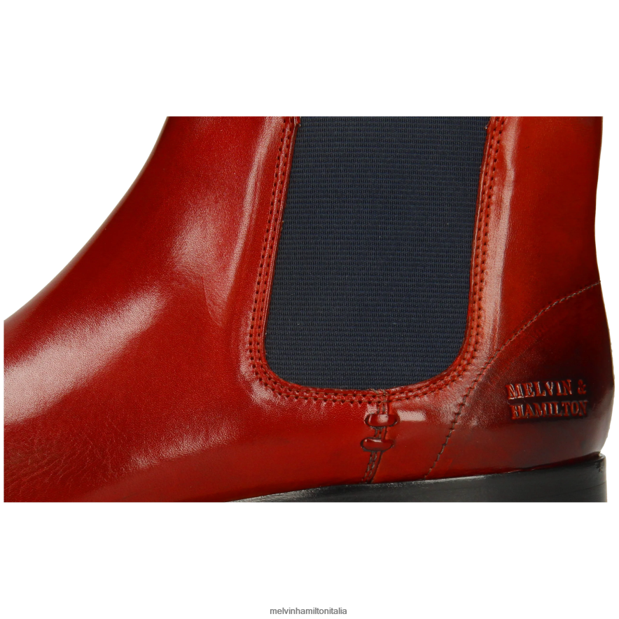 esso Melvin & Hamilton donne Susanna 10 rosso stivaletti L80P2P978