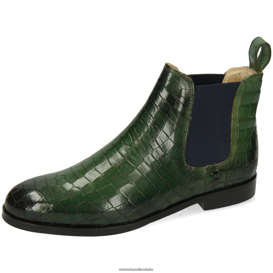esso Melvin & Hamilton donne Susanna 10 verde stivaletti L80P2P788