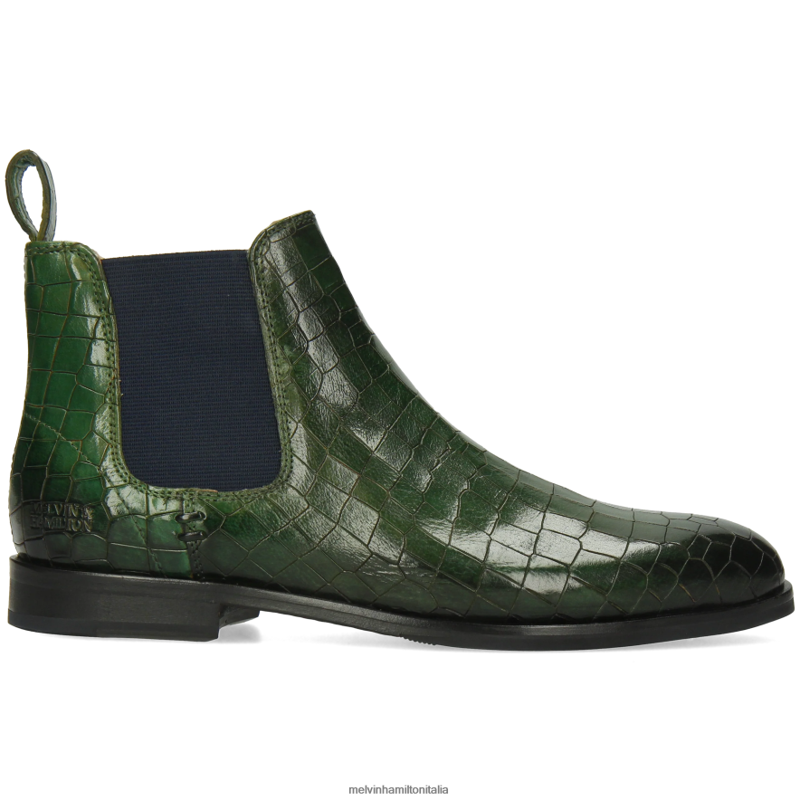 esso Melvin & Hamilton donne Susanna 10 verde stivaletti L80P2P788