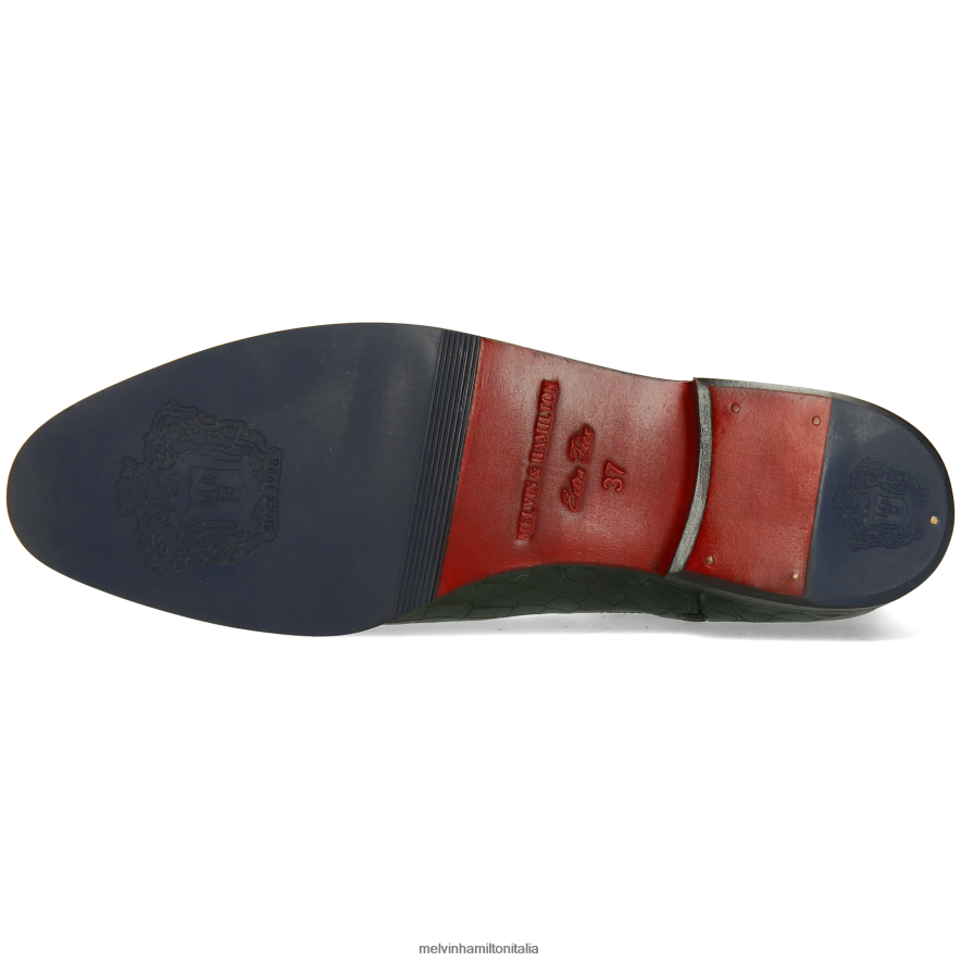 esso Melvin & Hamilton donne Susanna 10 verde stivaletti L80P2P788