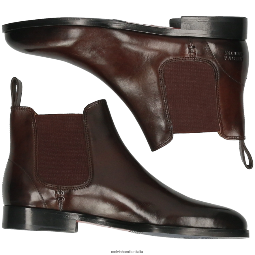 esso Melvin & Hamilton donne Susanna 10 viola stivaletti L80P2P936