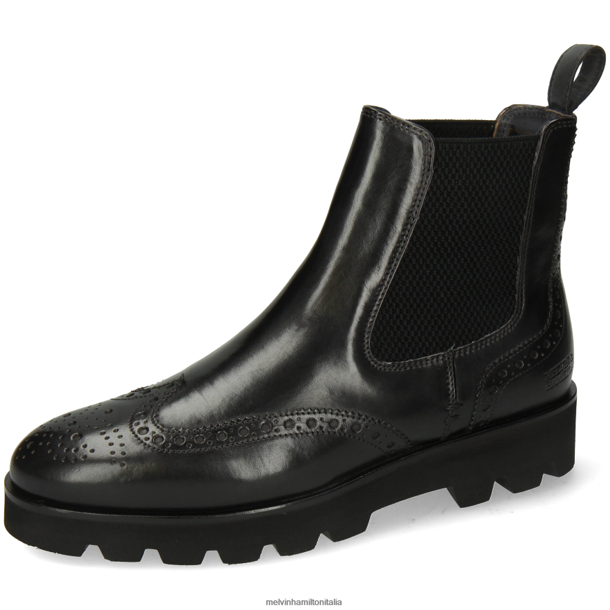 esso Melvin & Hamilton donne Susanna 111 nero stivaletti L80P2P780