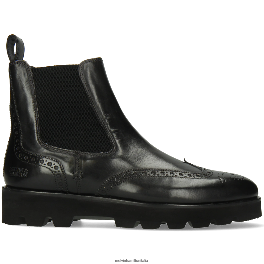 esso Melvin & Hamilton donne Susanna 111 nero stivaletti L80P2P780