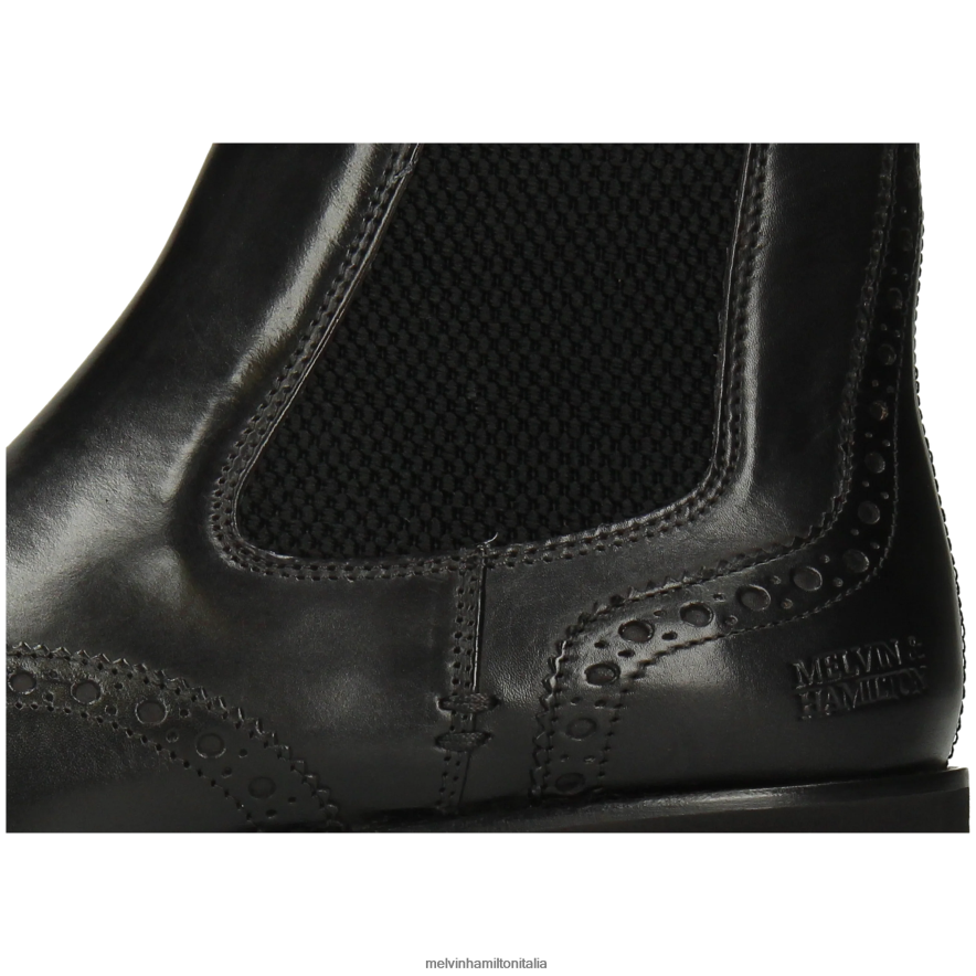esso Melvin & Hamilton donne Susanna 111 nero stivaletti L80P2P780