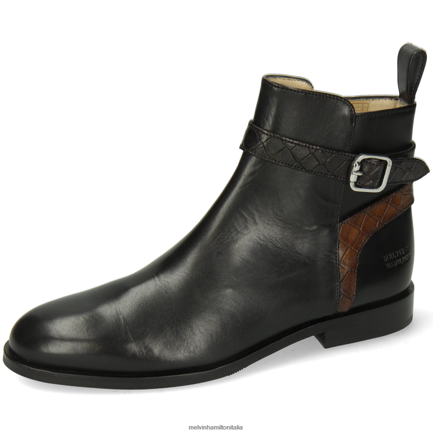 esso Melvin & Hamilton donne Susanna 116 nero stivaletti L80P2P920