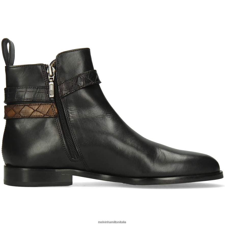 esso Melvin & Hamilton donne Susanna 116 nero stivaletti L80P2P920