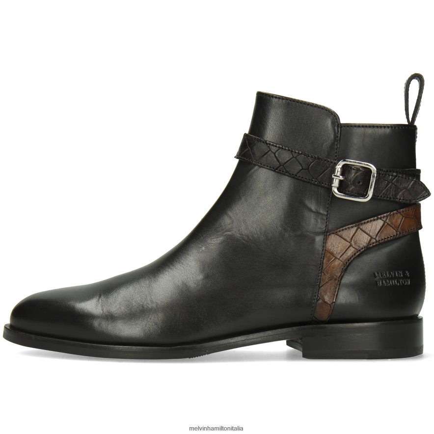 esso Melvin & Hamilton donne Susanna 116 nero stivaletti L80P2P920
