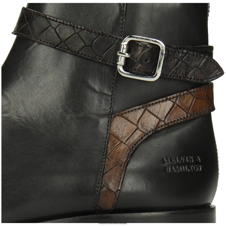 esso Melvin & Hamilton donne Susanna 116 nero stivaletti L80P2P920