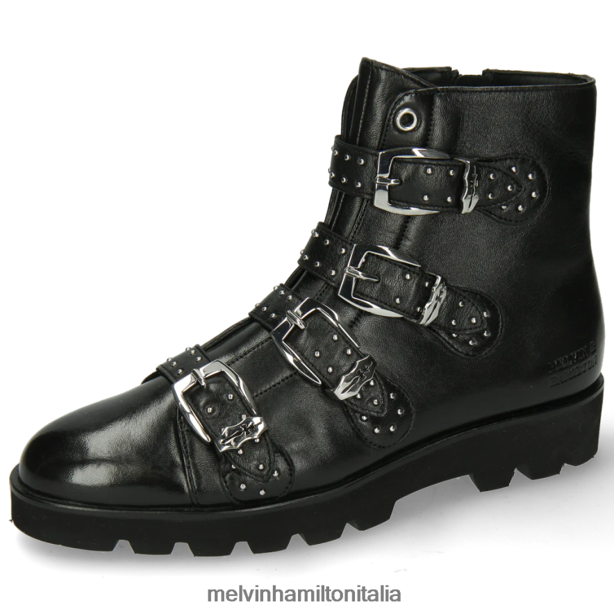esso Melvin & Hamilton donne Susanna 44 nero stivaletti L80P2P1051
