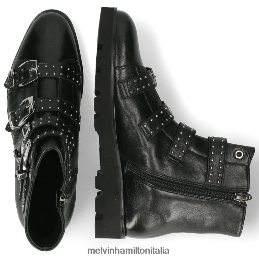 esso Melvin & Hamilton donne Susanna 44 nero stivaletti L80P2P1051