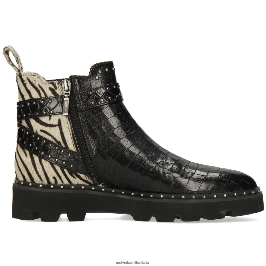 esso Melvin & Hamilton donne Susanna 68 nero stivaletti L80P2P928