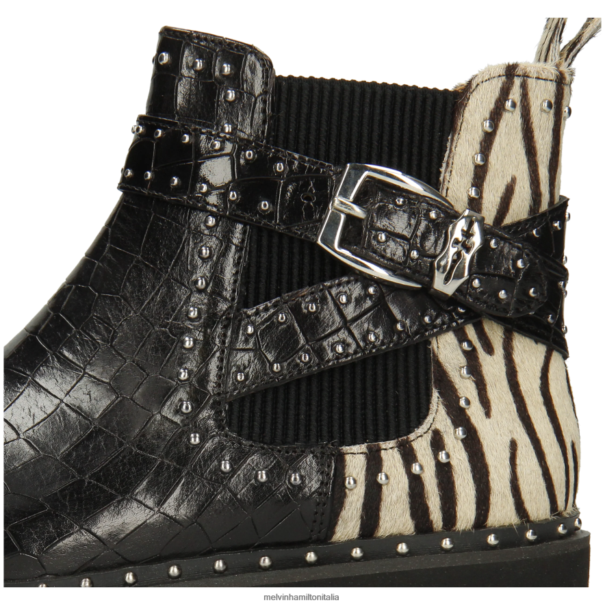 esso Melvin & Hamilton donne Susanna 68 nero stivaletti L80P2P928