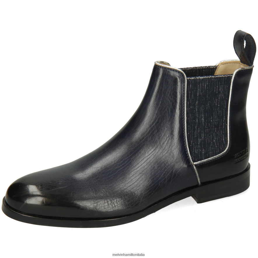 esso Melvin & Hamilton donne Susanna 70 blu stivaletti L80P2P812