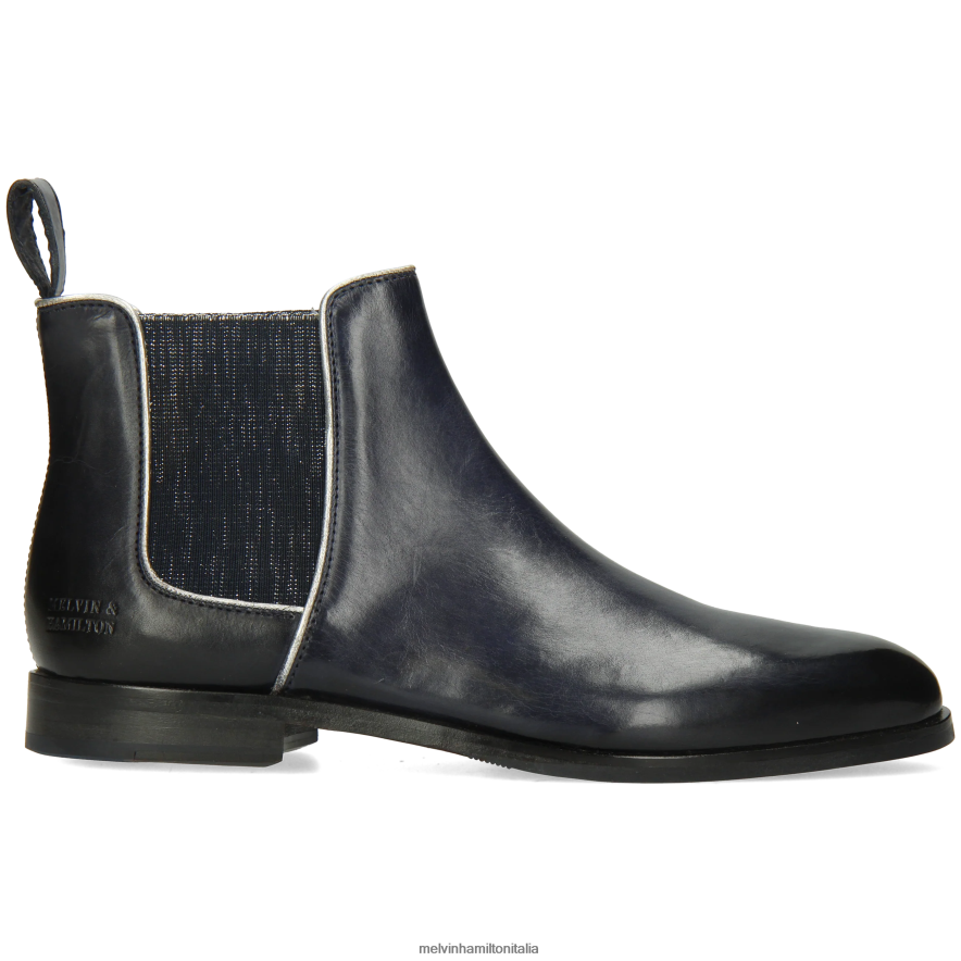 esso Melvin & Hamilton donne Susanna 70 blu stivaletti L80P2P812