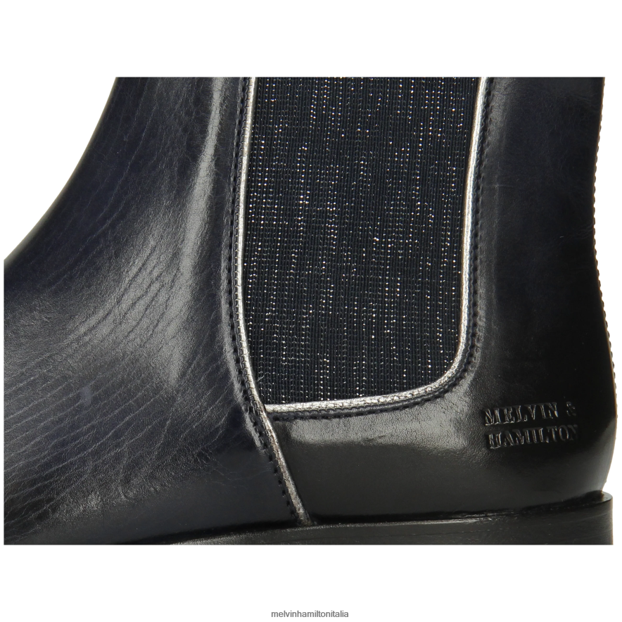 esso Melvin & Hamilton donne Susanna 70 blu stivaletti L80P2P812