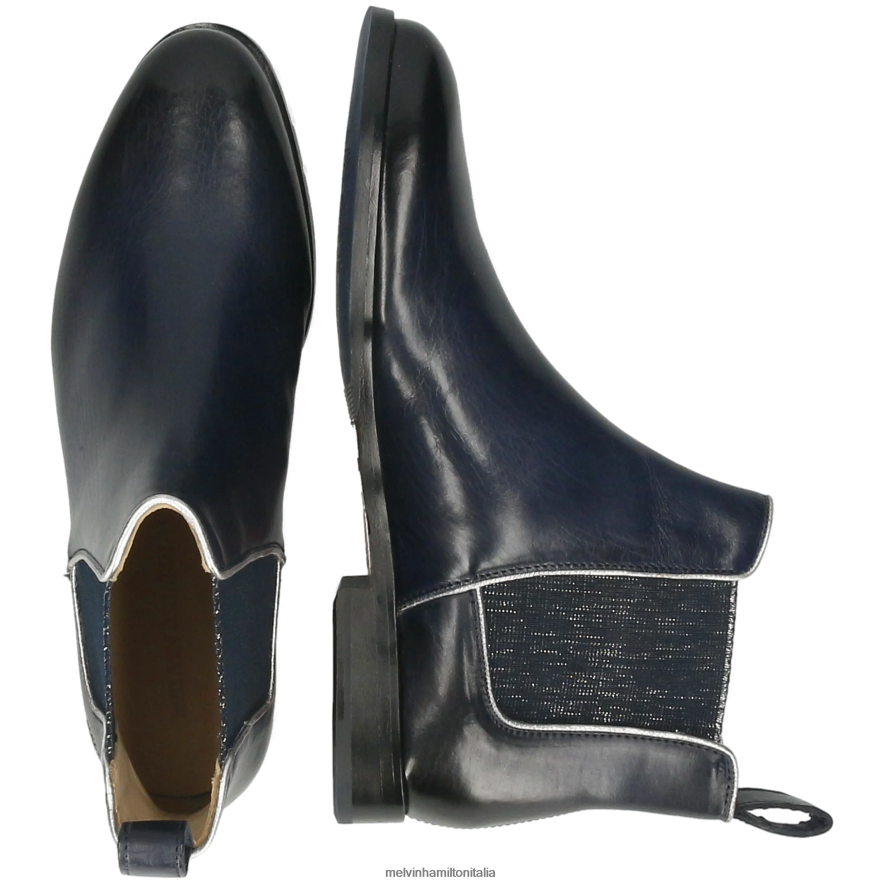 esso Melvin & Hamilton donne Susanna 70 blu stivaletti L80P2P812