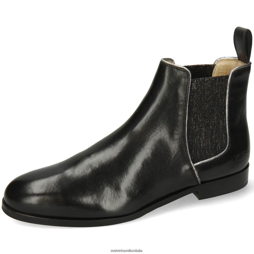 esso Melvin & Hamilton donne Susanna 70 nero stivaletti L80P2P800