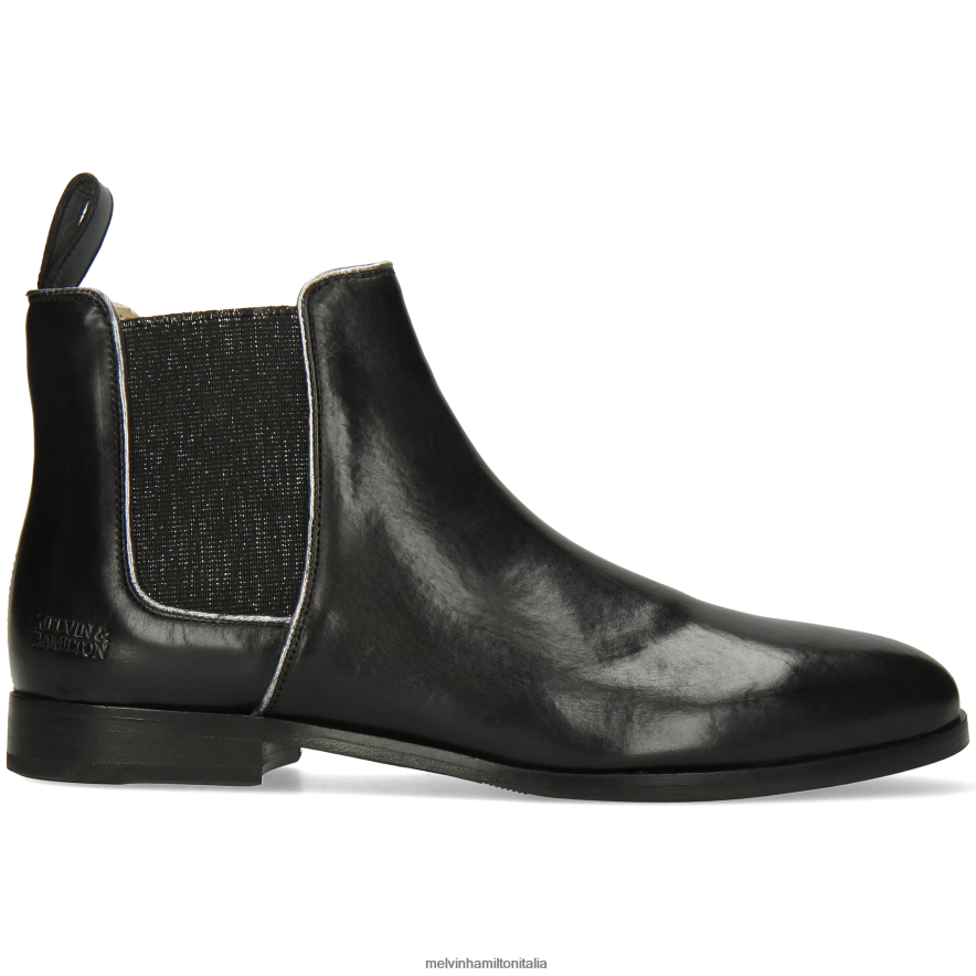 esso Melvin & Hamilton donne Susanna 70 nero stivaletti L80P2P800