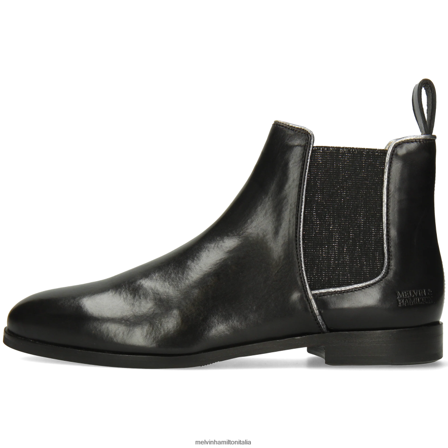 esso Melvin & Hamilton donne Susanna 70 nero stivaletti L80P2P800